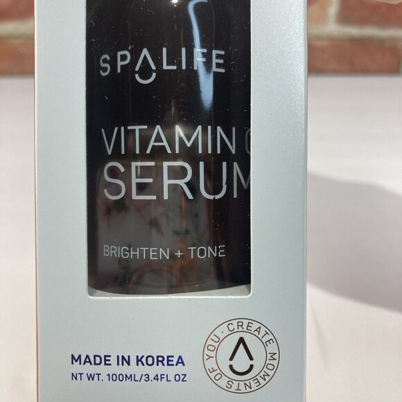 Spa Life Vitamin C Serum Brighten Tone Glowup Luminous 3.4 fl oz Made In‎ Korea - Picture 4 of 11